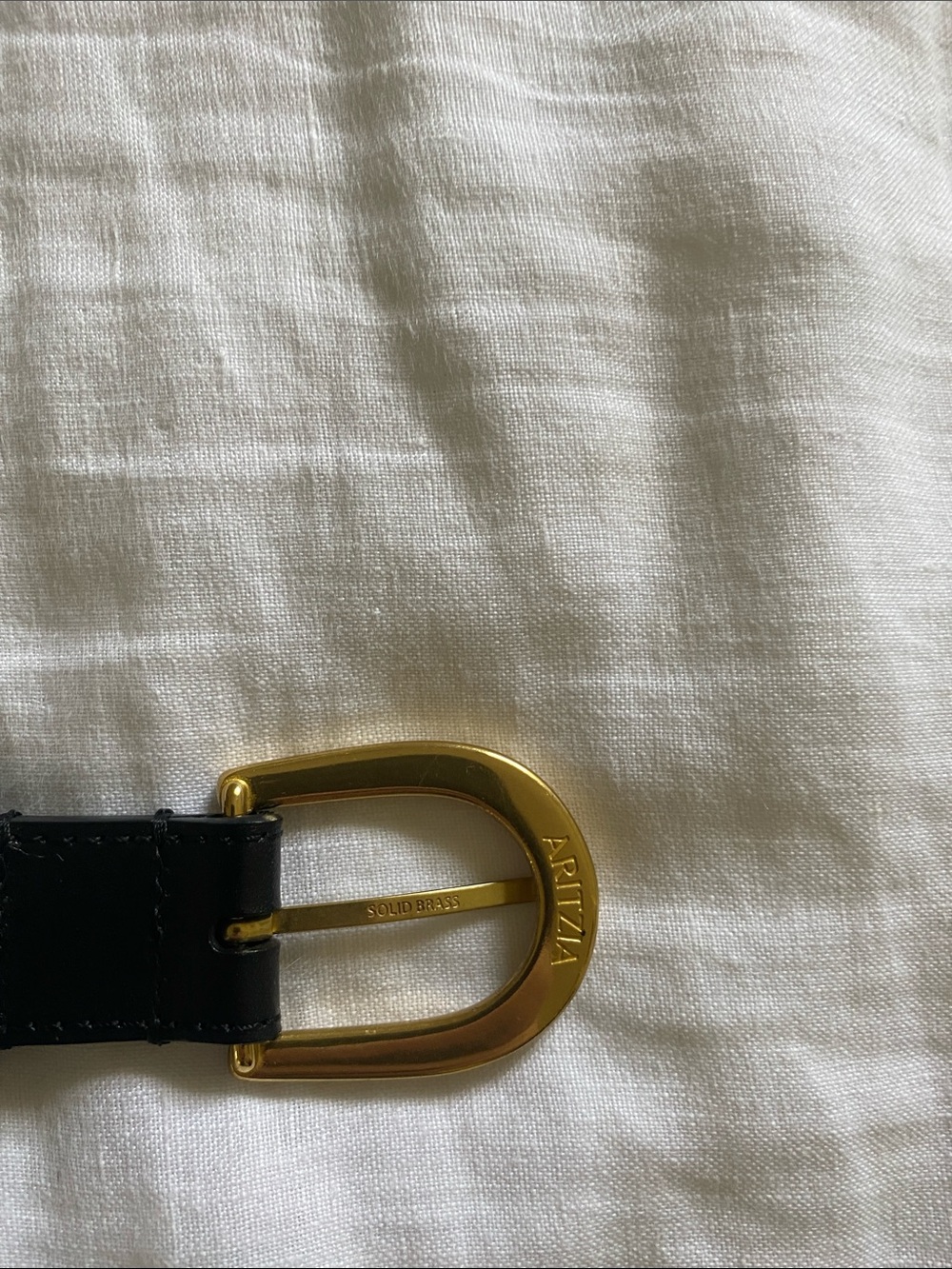 Aritzia Brass Belt